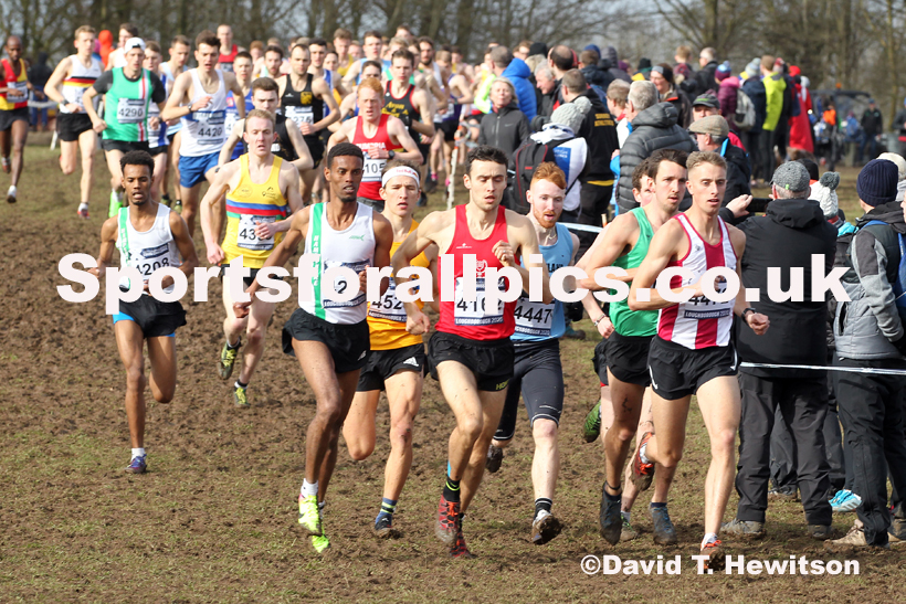 Senior men, 2020 British Athletics Inter Counties Cross Country Champs., Prestwold Hall, Loughborough. Photo: David T. Hewitson/Sports for All Pics
